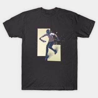 Skidding Swordsman T-Shirt